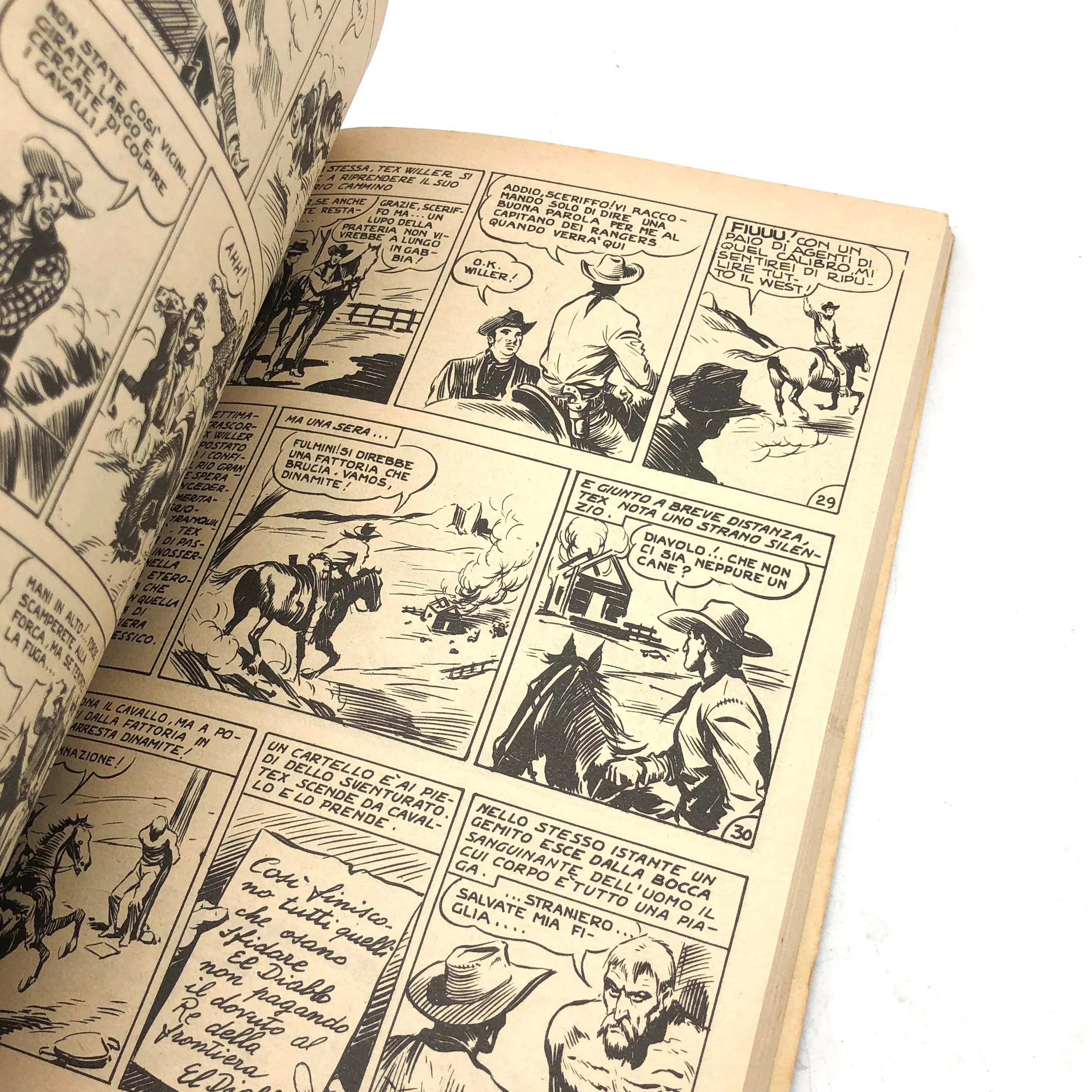 Fumetto Tex Willer numero n. 1 LA MANO ROSSA Originale £ 350 Lire 1964 Aut 2926 (Difetto sul retro) - Image 8