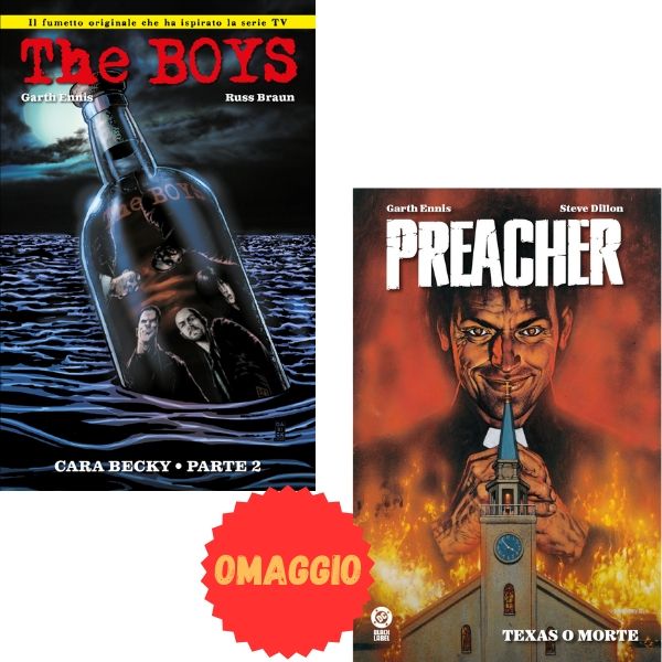 Fumetto The Boys n.22 - Cara Becky (Parte 2) + In OMAGGIO Uscita #1 Preacher (Texas o morte)