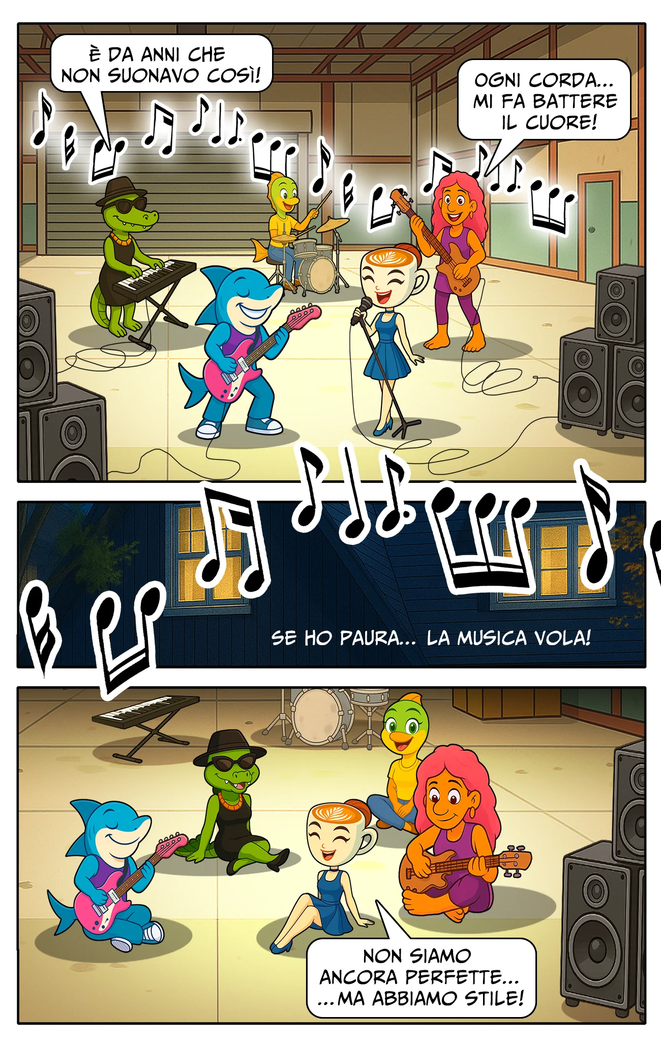 Fumetto THE BRAINROTS - n. 3 (Novembre 2025) - Nasce la prima Rock Band del Brainrot - Image 3