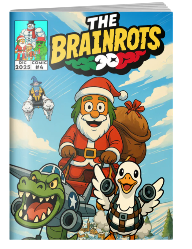 Fumetto THE BRAINROTS - n. 4 (Dicembre 2025) - Edizione Speciale con 2 Cover Natalizie - Image 4