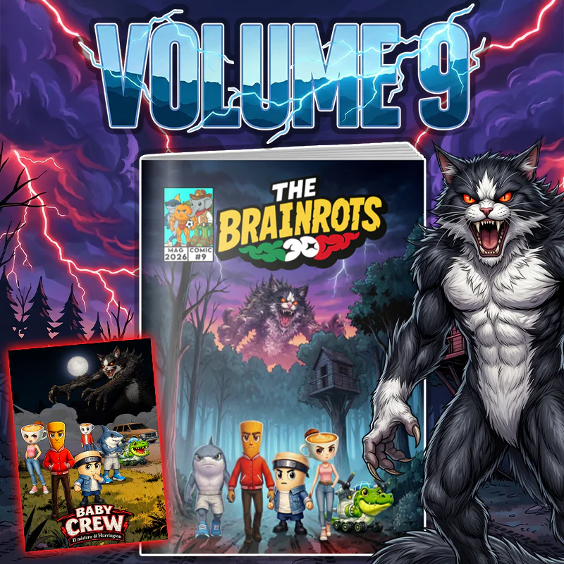 [Preordine] Fumetto The Brainrots n. 9 (Maggio 2026)