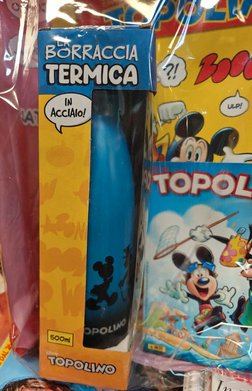 Fumetto Topolino 3635 con Gadget Borraccia Termica 500ml - Image 3