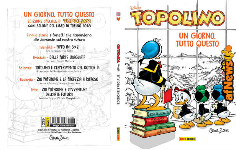 Fumetto TOPOLINO libretto n 3259 Cover Variant Salone del Libro Torino 2018 Raro - Image 2