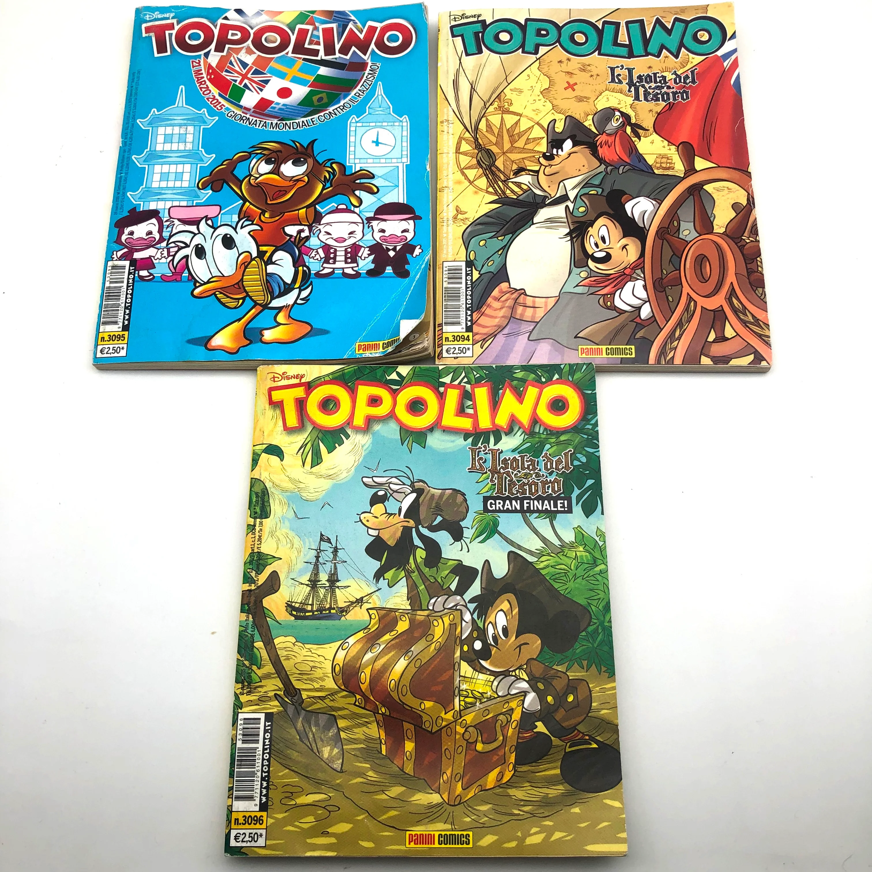 Fumetto TOPOLINO n. 3094 + 3095 + 3096 (con storia parodia Dylan Top Dog + L'Isola del Tesoro) - Image 2