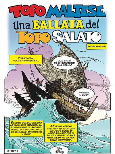Fumetto Topolino n. 3197 (Copertina e Storia con TOPO MALTESE) - Image 2