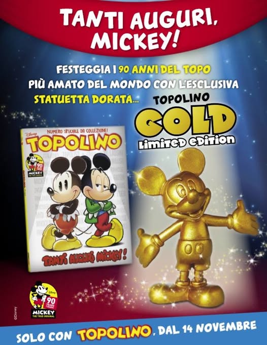 Fumetto Topolino n. 3286 – Con Statuetta Topolino Gold - Image 3