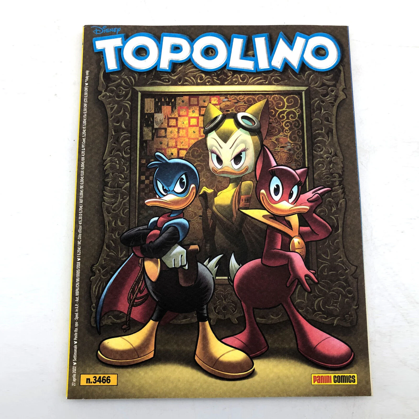 Fumetto TOPOLINO n. 3466 da Collezione Variant Cover Copertina Carta antica Raro - Image 3