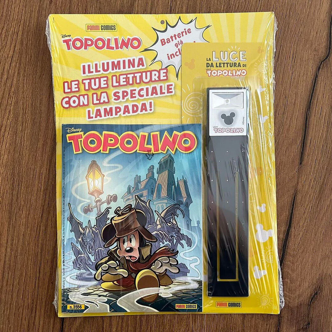 Fumetto TOPOLINO n. 3556 Variant con Gadget Lampada LUCE DA LETTURA Blisterato - Image 2