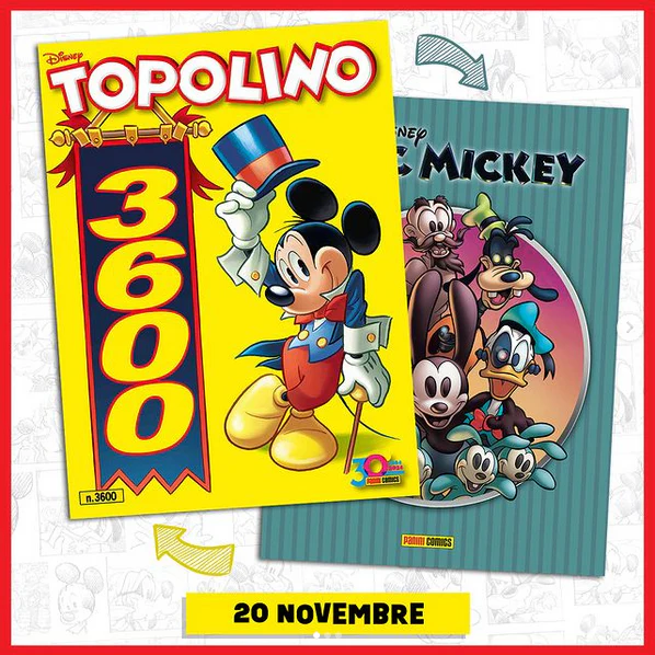 Fumetto Topolino n. 3600 - flip cover dedicata a Epic Mickey Rebrushed