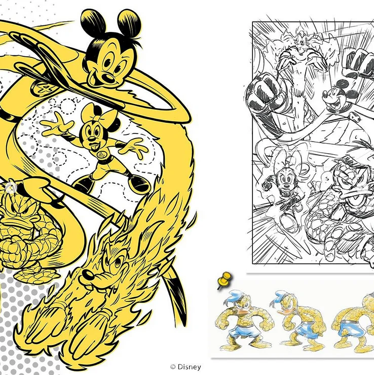 Fumetto Topolino n. 3609 - Speciale Flip Topolino, Minni, Paperino e Pippo vestiranno i panni dei Fantastici 4 - Image 4