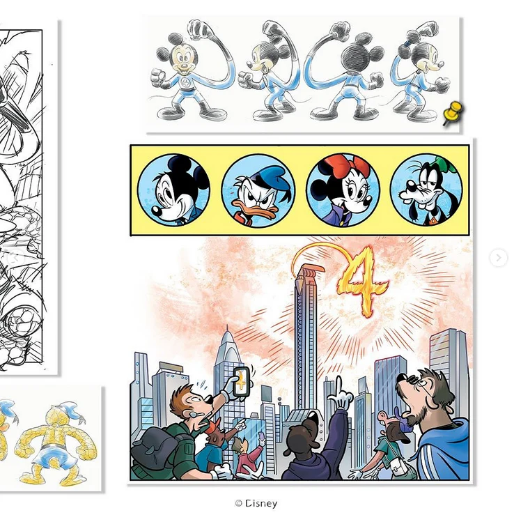 Fumetto Topolino n. 3609 - Speciale Flip Topolino, Minni, Paperino e Pippo vestiranno i panni dei Fantastici 4 - Image 5