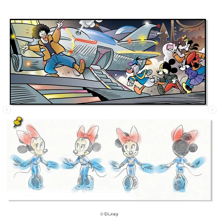 Fumetto Topolino n. 3609 - Speciale Flip Topolino, Minni, Paperino e Pippo vestiranno i panni dei Fantastici 4 - Image 6