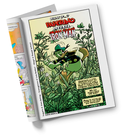 Fumetto Topolino n. 3629 - Paperino diventa Iron-man - flip cover dedicata a What if... ? (Contiene una storia di Pera Toons) - Image 2