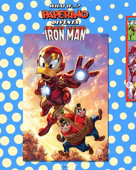 Fumetto Topolino n. 3629 - Paperino diventa Iron-man - flip cover dedicata a What if... ? (Contiene una storia di Pera Toons) - Image 3