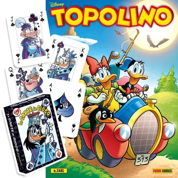 Fumetto TOPOLINO Sigillato Edicola da Collezione + 2x Mazzo di carte Blisterato - Image 3
