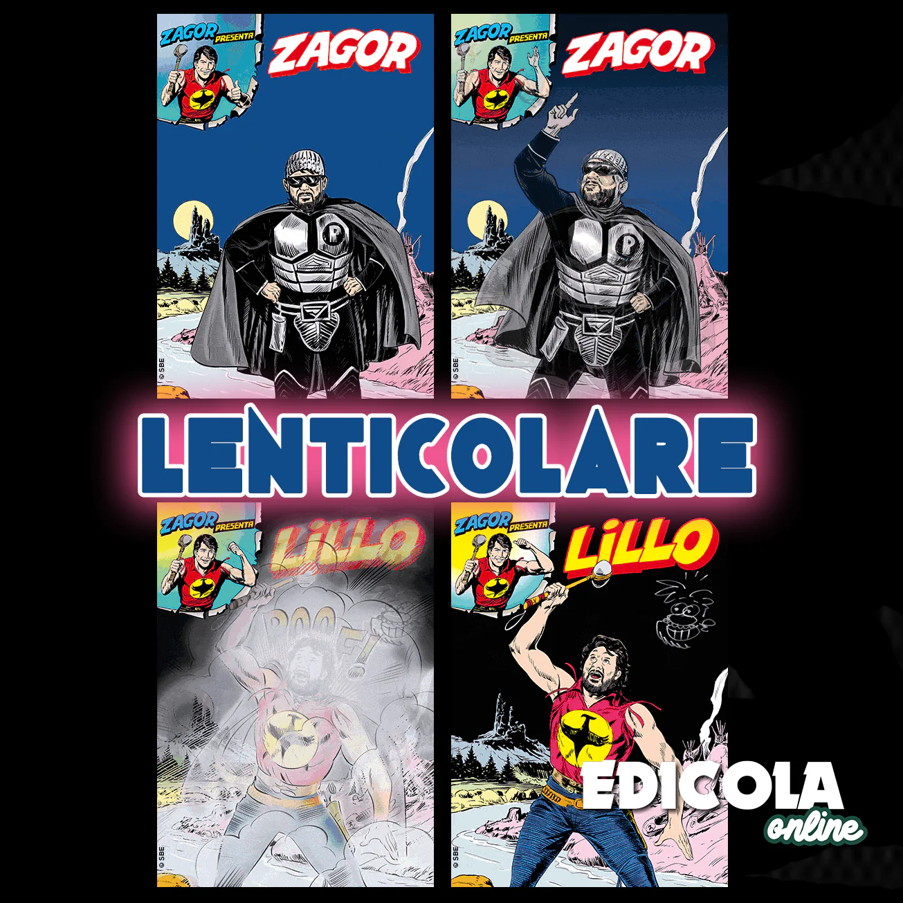 Fumetto ZAGOR 20 - Variant Lenticolare LILLO - Posaman - Image 4