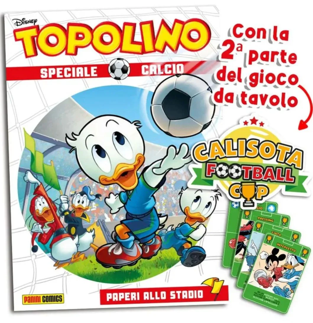 Set Completo 3/3 - Gioco CALISOTA Football CUP con Fumetti di Topolino Speciale Calcio - tutte le uscite - Image 7