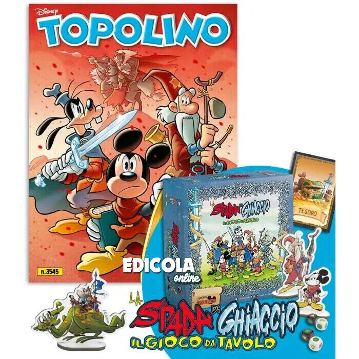 Gioco di società da Tavolo TOPOLINO e la spada di ghiaccio Sigillato Completa - Image 3