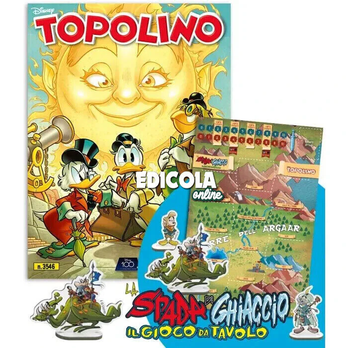 Gioco di società da Tavolo TOPOLINO e la spada di ghiaccio Sigillato Completa - Image 4