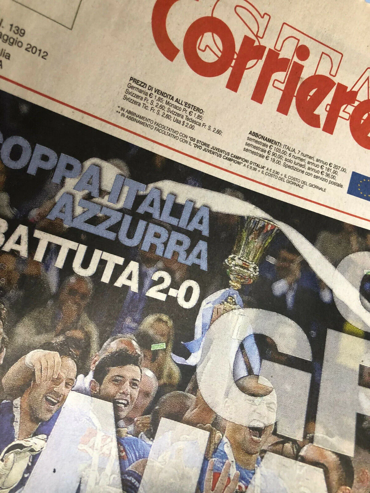 Giornale Corriere dello Sport del 21.05.2012 Il Calcio Napoli Vince Coppa ITALIA - Image 9
