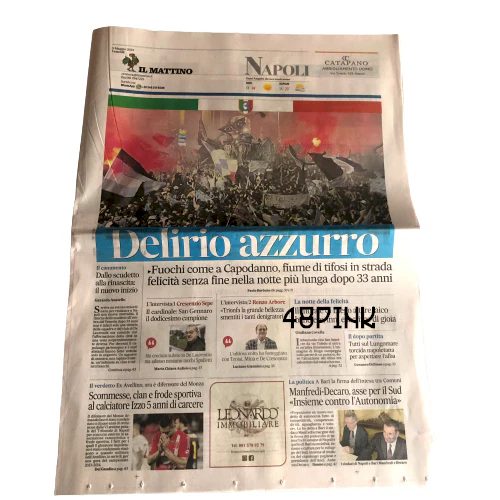 Giornali il Mattino NAPOLI Calcio SSC Campione d'Italia 3° Scudetto 2022-23 2023 - Image 10
