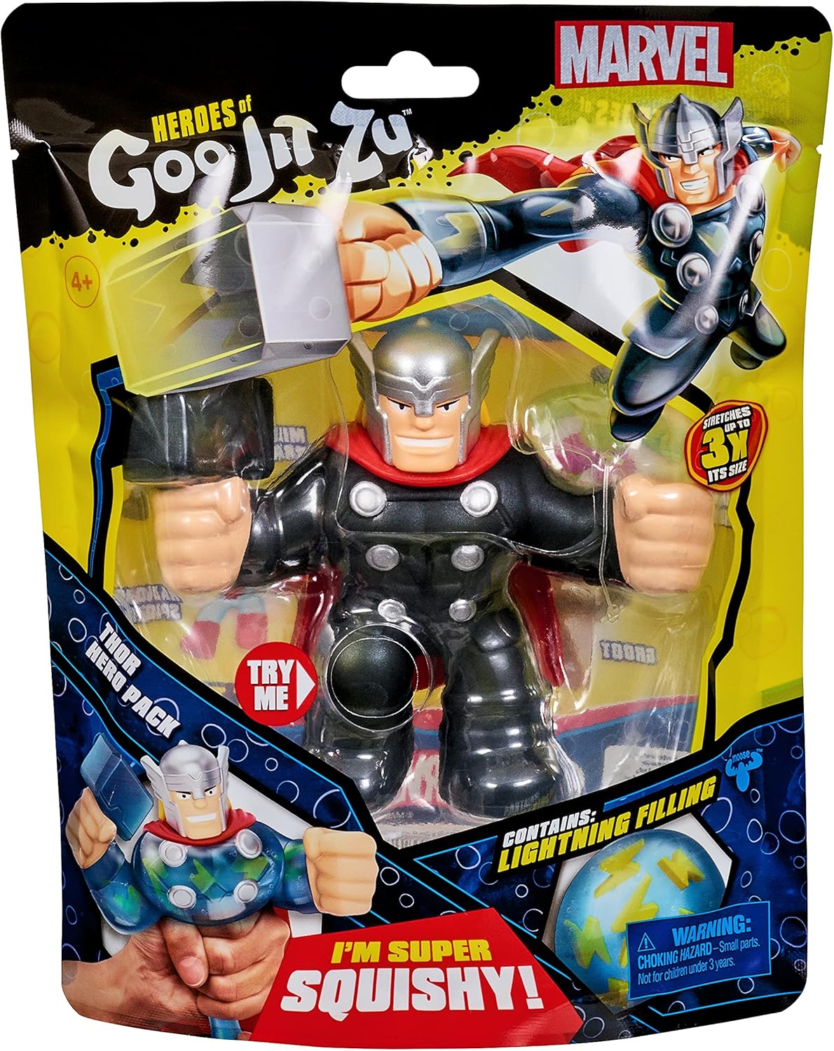 Heroes of Goo Jit Zu - Marvel Hero - Thor Action Figure Squisky - Image 10