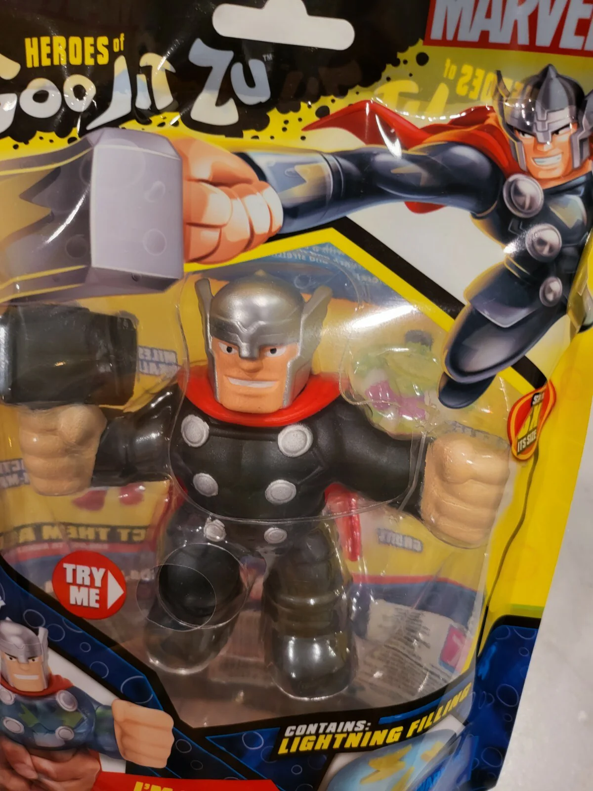 Heroes of Goo Jit Zu - Marvel Hero - Thor Action Figure Squisky - Image 9