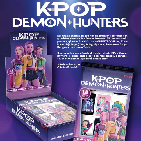 K-Pop Demon Hunters, Sticker Sheets Official Collection