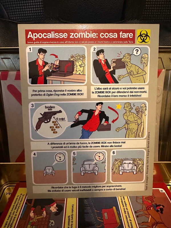 Kit Zombie 666 Dylan Dog [SIGILLATO] numero n. 1 Speciale Box GOLD Raro L'Alba dei morti viventi - Image 3