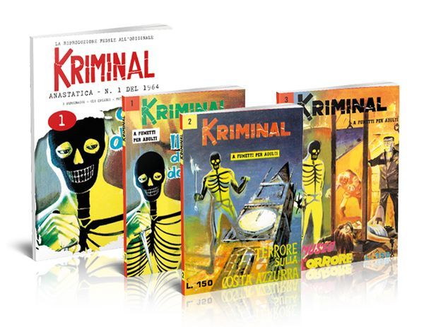 Raccolta Collezione Fumetto KRIMINAL ANASTATICA - Image 3