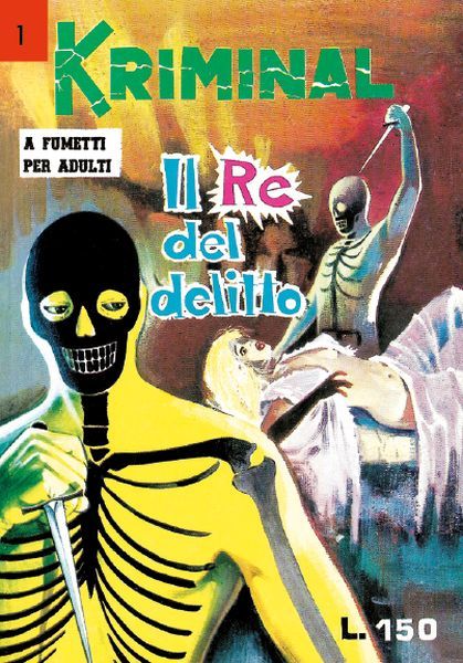 Raccolta Collezione Fumetto KRIMINAL ANASTATICA - Image 4