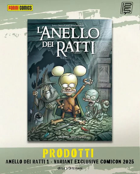 L' Anello dei Ratti n. 1 di Leo Ortolani - Variant Exclusive COMICON 2025