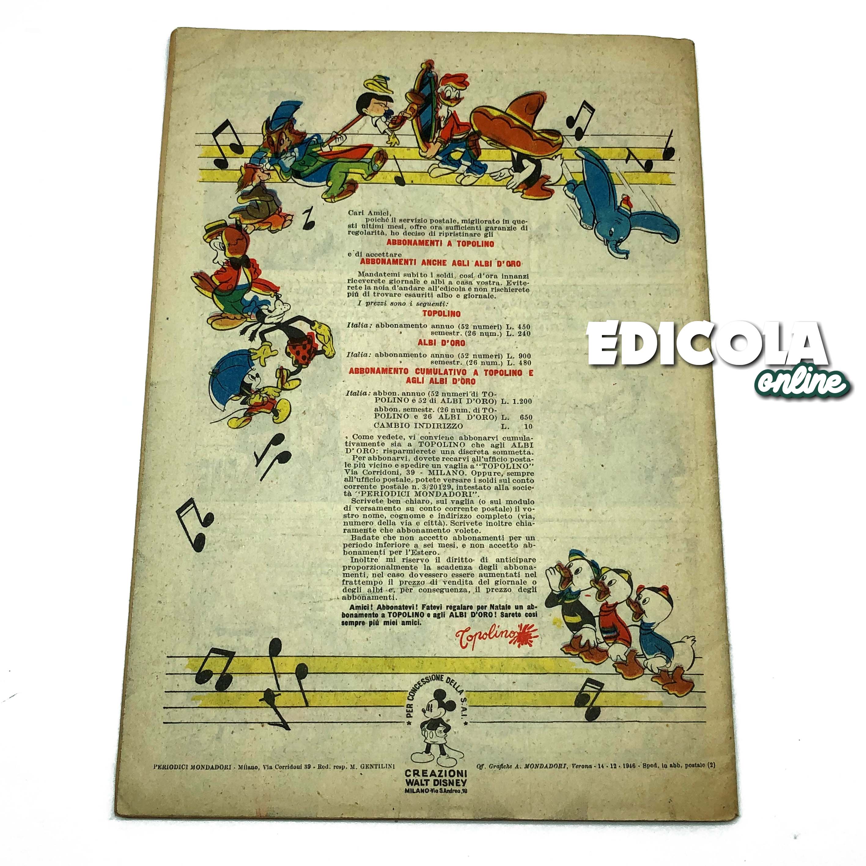 Le meravigliose avventure di pinocchio - Albo d'oro n. 32 del 1946 - Image 6
