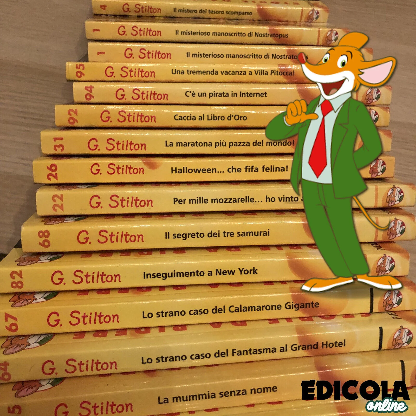 Libri a fumetto GERONIMO STILTON illustrato mini lotto per bambini ragazzi usati - Image 2
