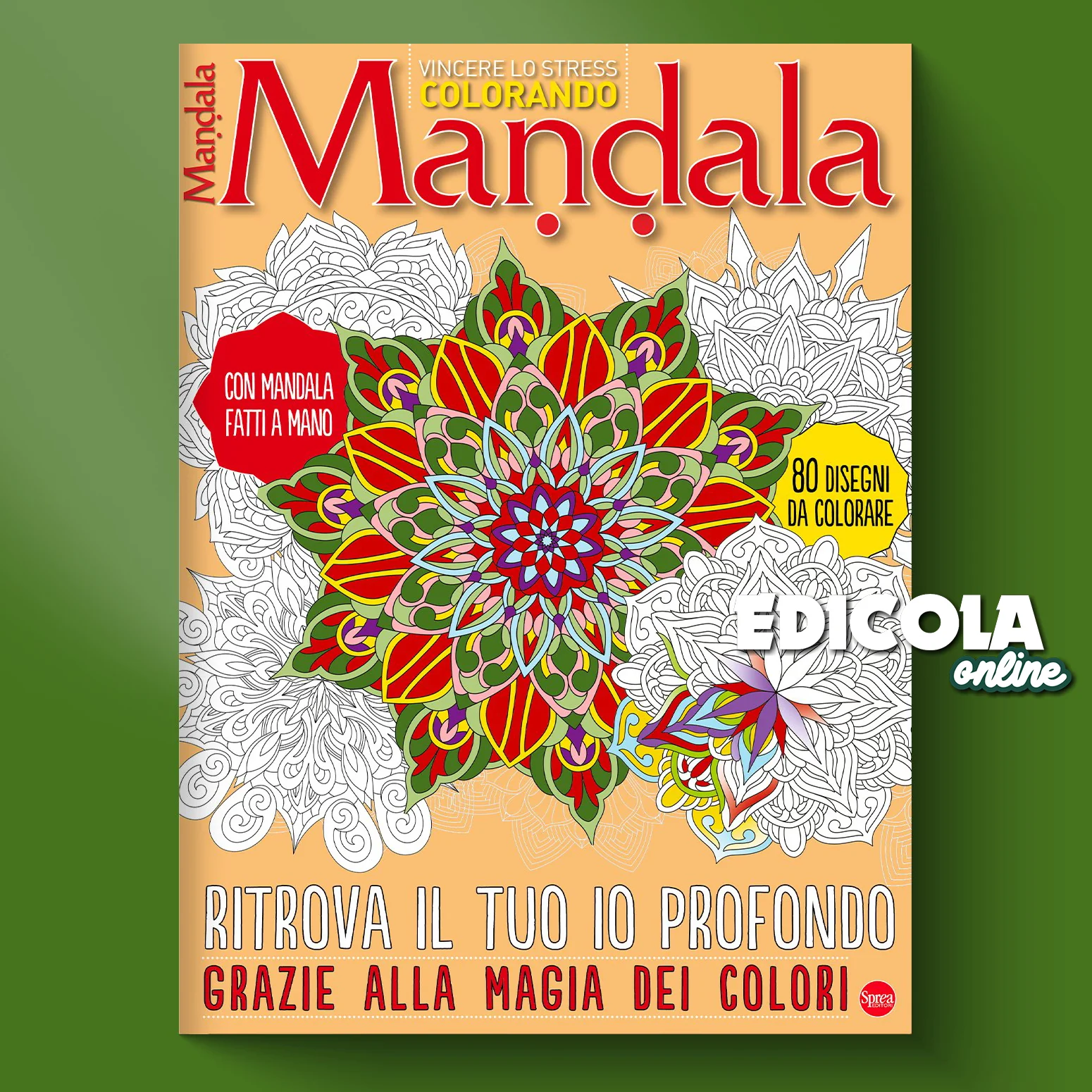 Libro da Colorare Relax - Mandala 80 disegni - Image 2