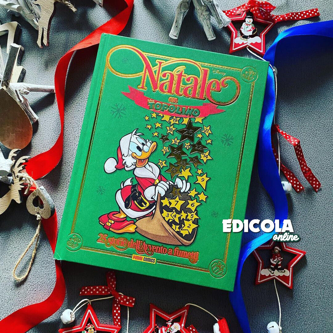 Libro di Natale con Topolino 25 Storie dell' Avvento a fumetti Disney Collezione