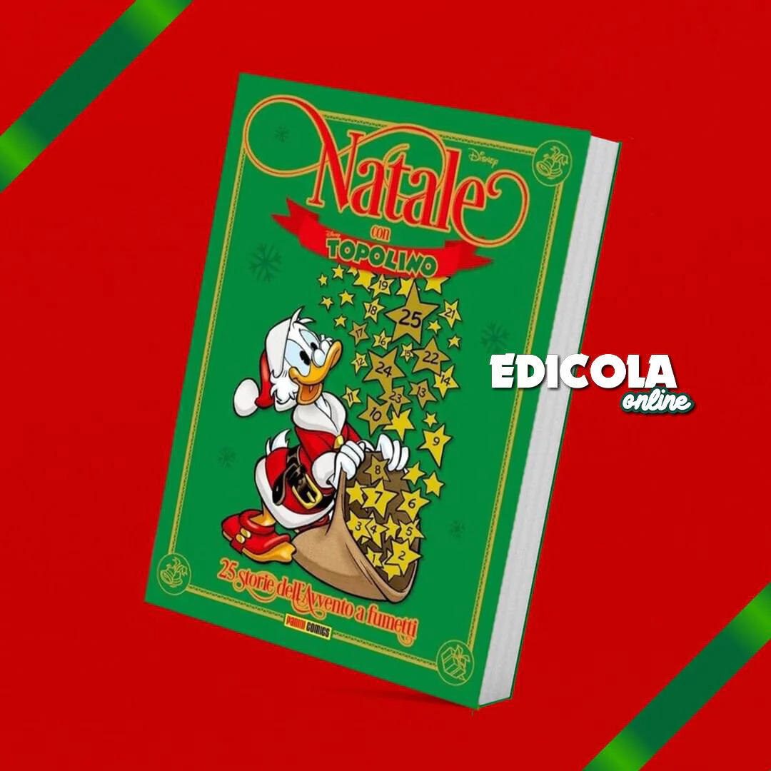 Libro di Natale con Topolino 25 Storie dell' Avvento a fumetti Disney Collezione - Image 2