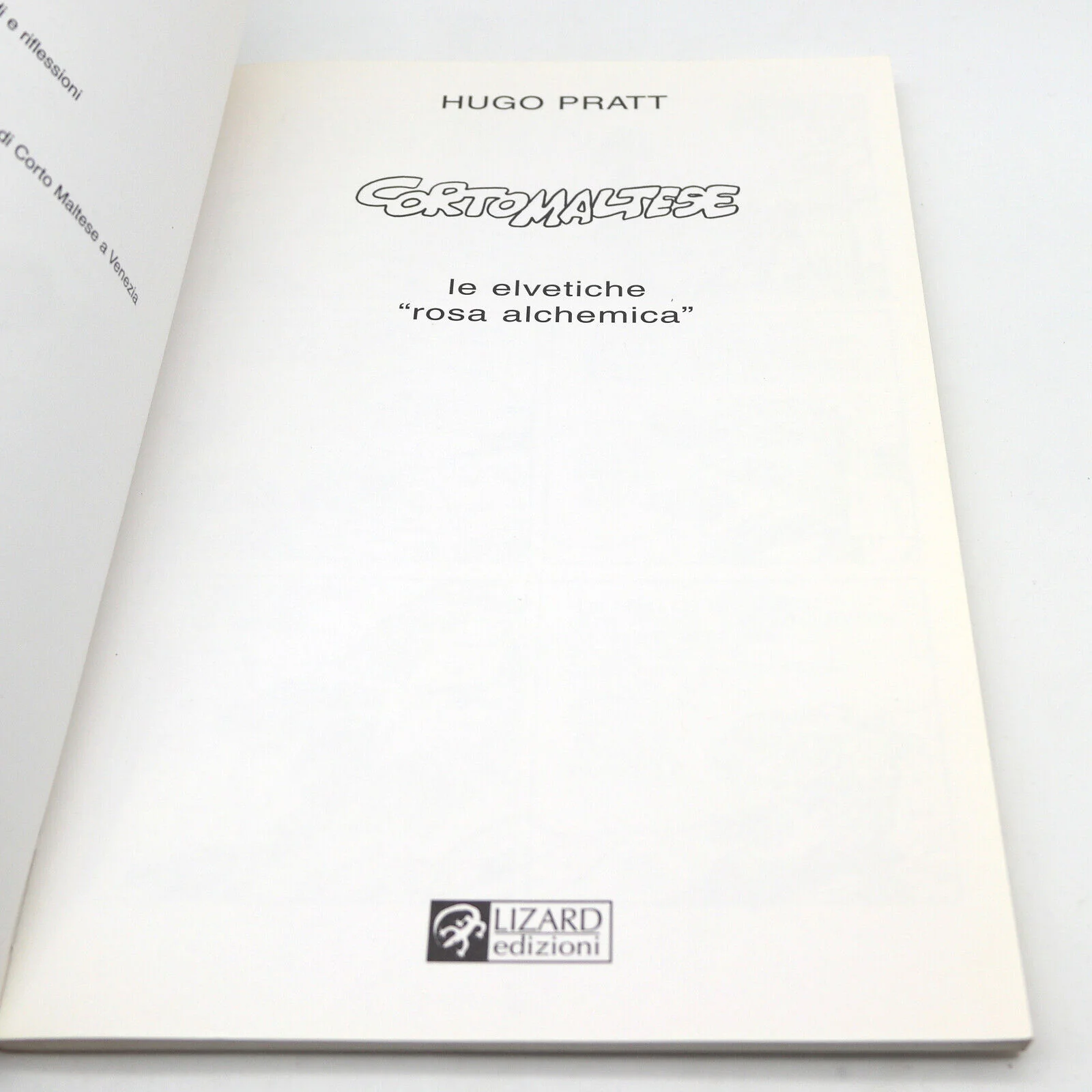 Libro Fumetti CORTO MALTESE di HUGO PRATT Tascabili Lizard Originale (Usati) - Image 27