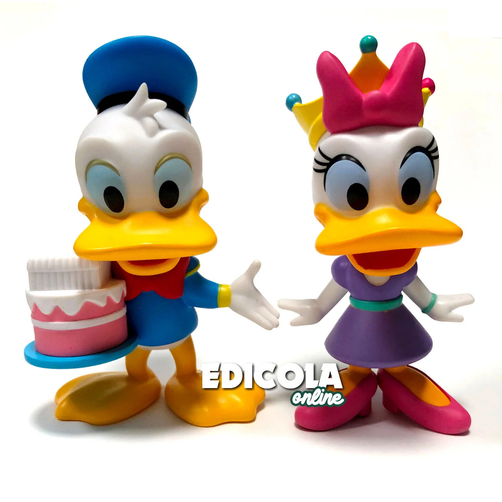 Libro i miei piccoli amici Disney con Statua di Paperino e Paperina Compleanno - Image 3