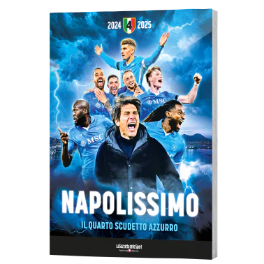 Libro NAPOLISSIMO - Gazzetta dello Sport - Napoli Campione D'Italia 2024-25 - 4° Scudetto - Image 2
