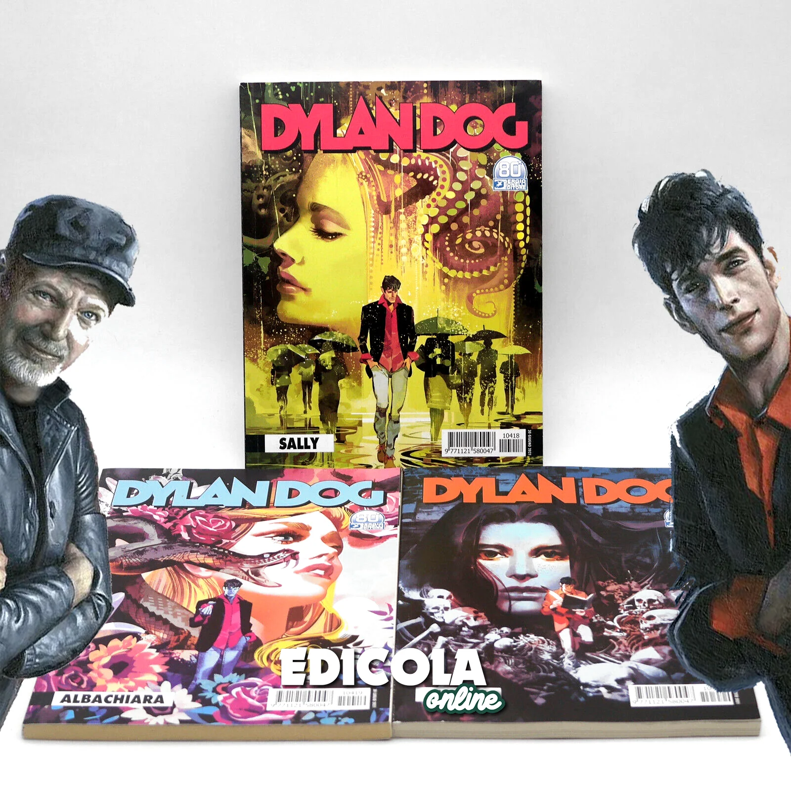 Lotto 3 Fumetti di DYLAN DOG e VASCO ROSSI Serie Completa 1 Prima Edizione Raro - Image 2