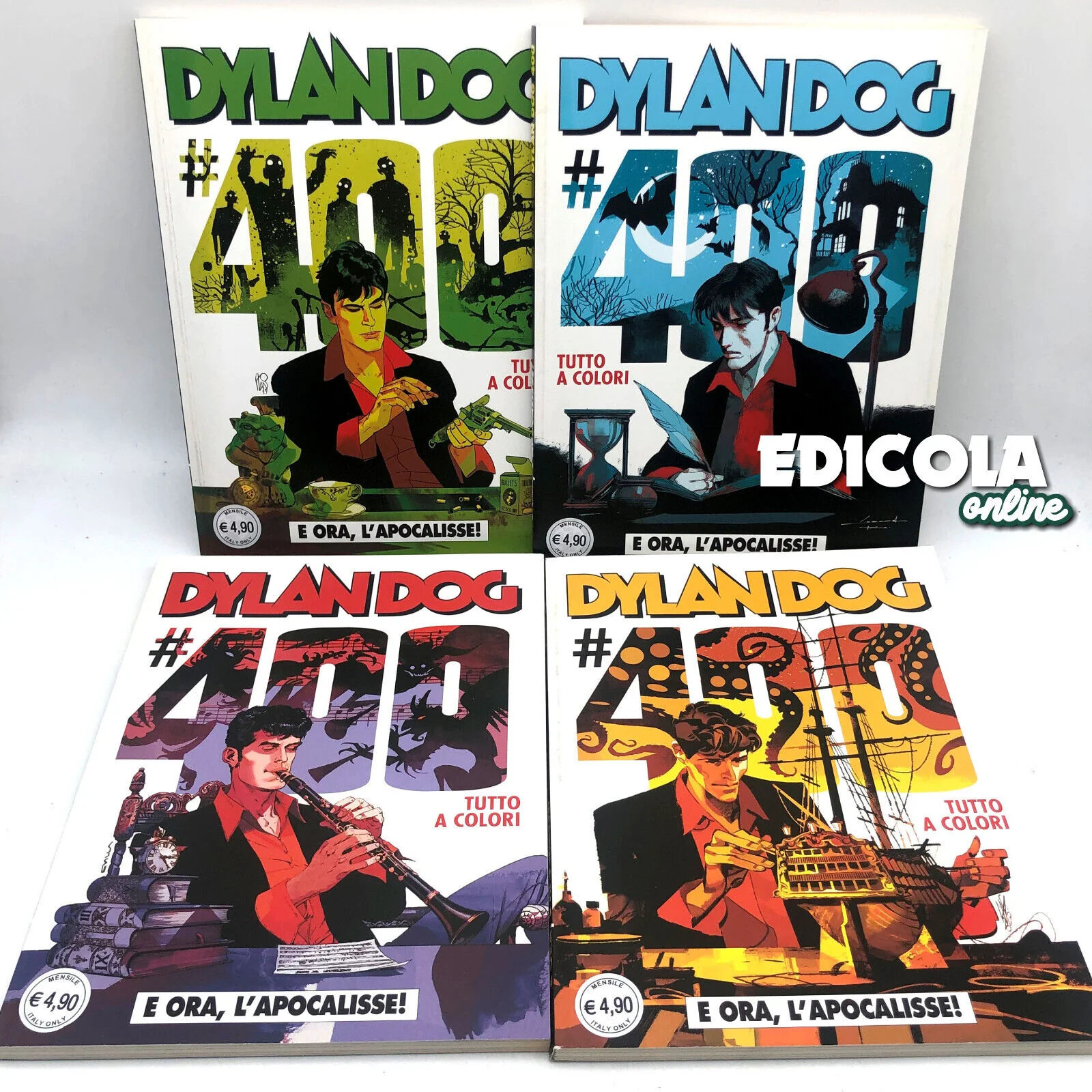 Lotto 4 Fumetti di DYLAN DOG numero n. 400 Serie Completa 1 Prima Edizione Raro - Image 2