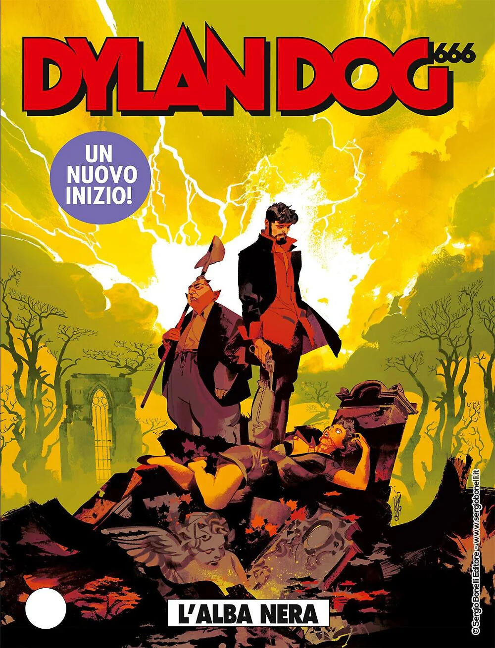 lotto 6x Fumetti di DYLAN DOG CICLO 666 Serie Completa 401 402 403 404 405 406 - Image 5