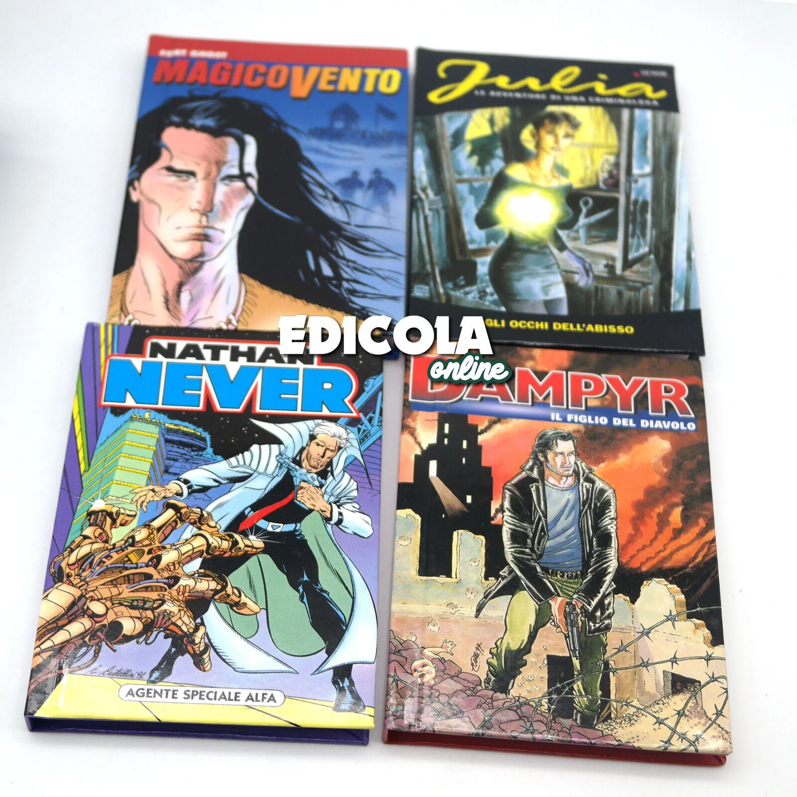 Lotto 8 Fumetti Mignon Lo Scarabeo numeri n. 1 DYLAN DOG NATHAN NEVER ZAGOR TEX - Image 3