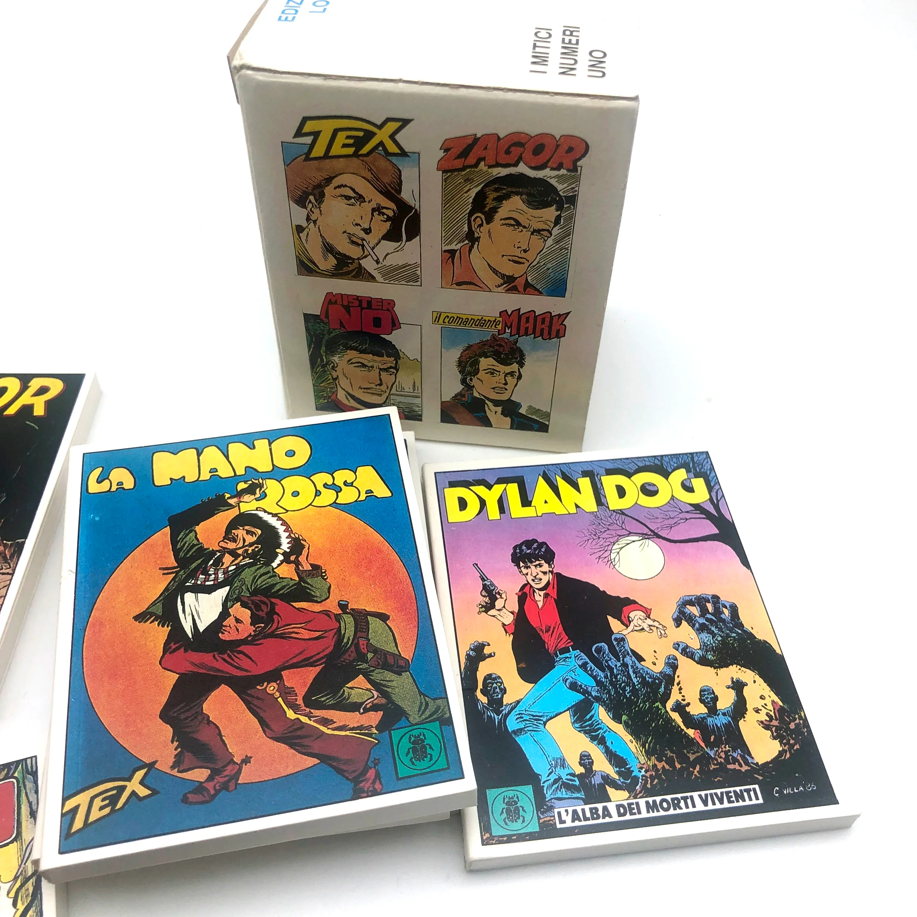 Lotto 8 Fumetti Mignon Lo Scarabeo numeri n. 1 DYLAN DOG NATHAN NEVER ZAGOR TEX - Image 2