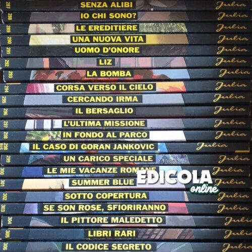 Lotto di Fumetti JULIA Sergio Bonelli Sequenza Scegli e Completa la Collezione