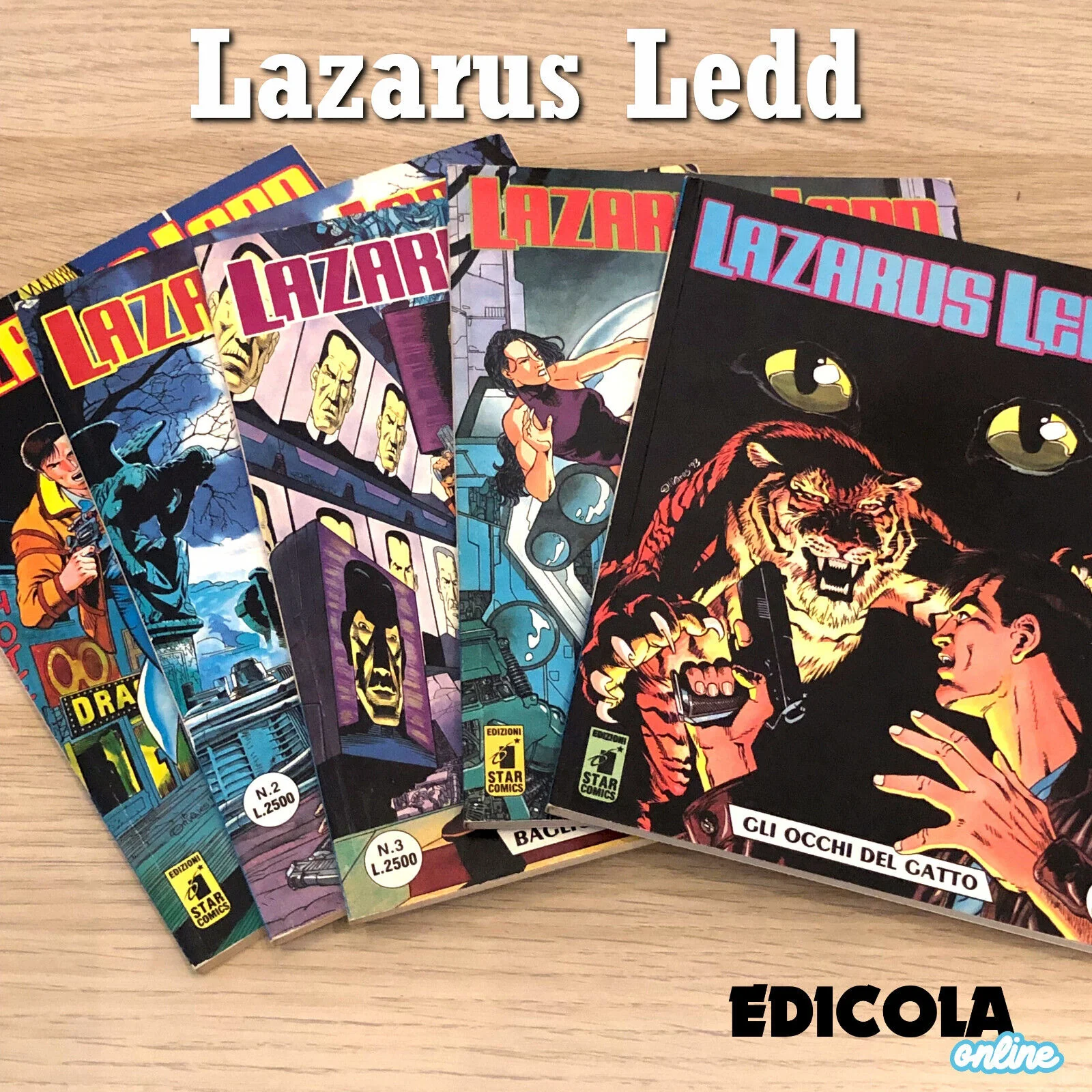 Lotto di Fumetti LAZARUS LEDD Completa Fantascienza Star Comics Rarissimo Usati - Image 5