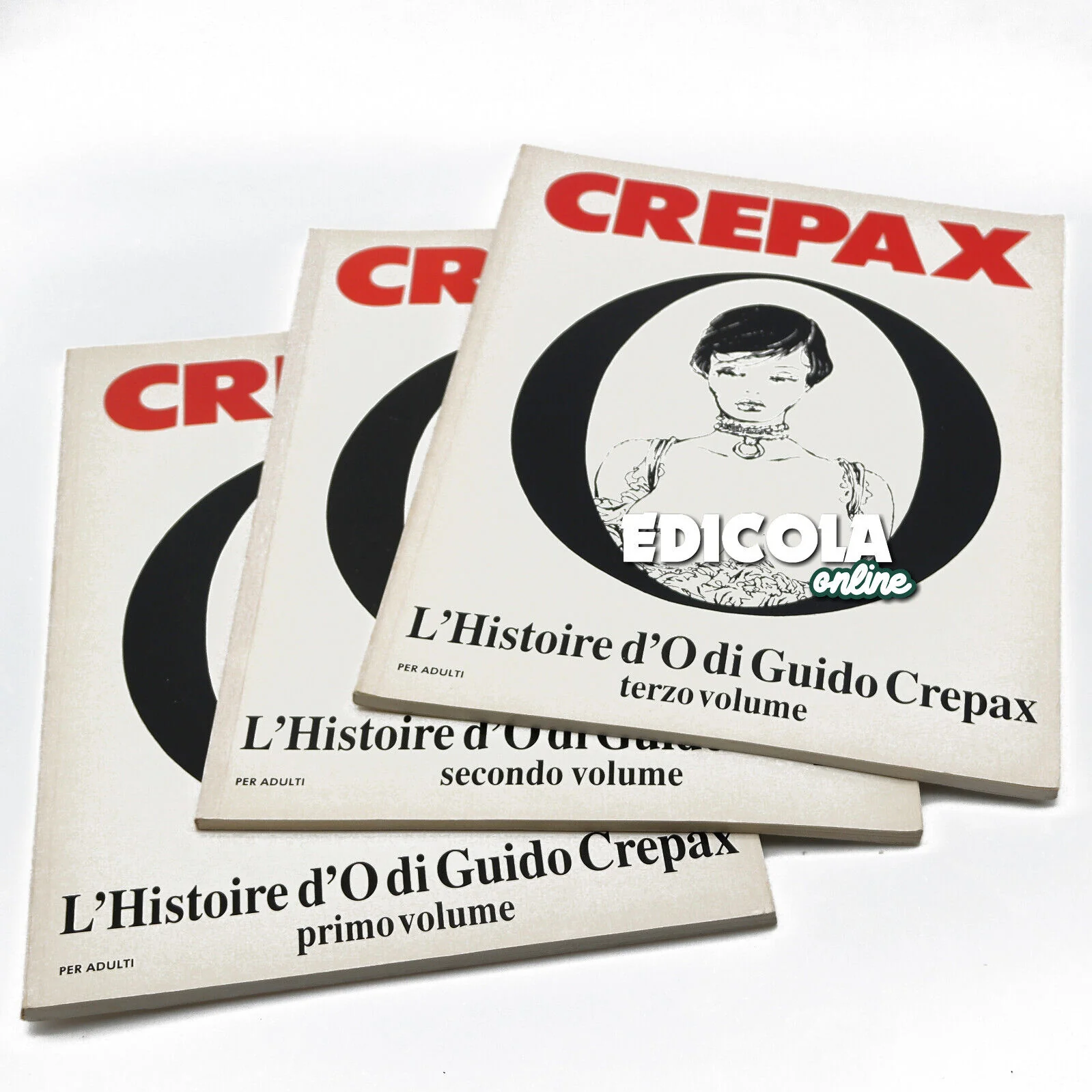Lotto Fumetti per Adulti di Guido CREPAX Emmanuelle Justine L'Historie d'O - Image 2
