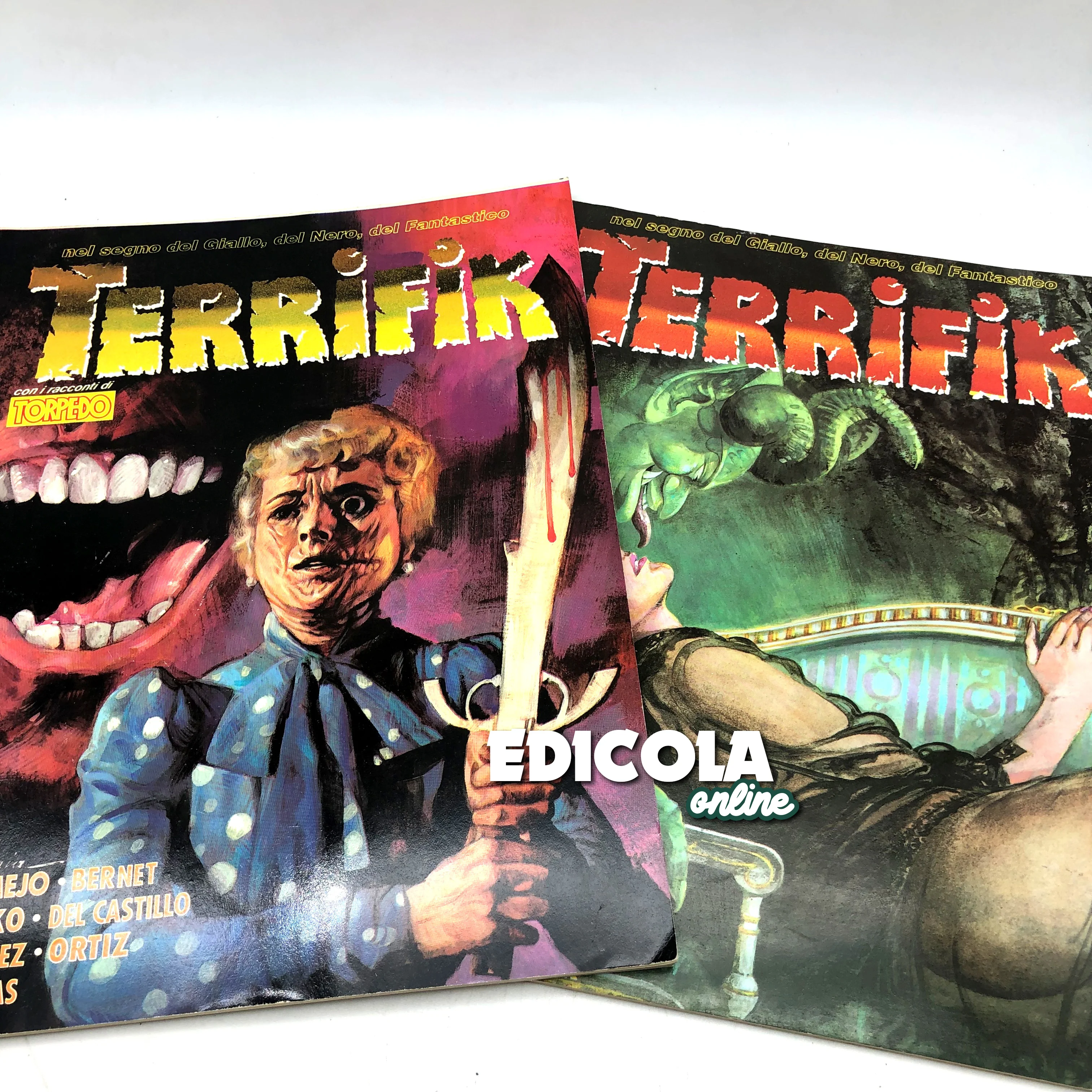 Lotto Fumetti TERRIFIK in italiano 1992 Raro Horror Noir Usati Prima Edizione Cenisio - Image 6