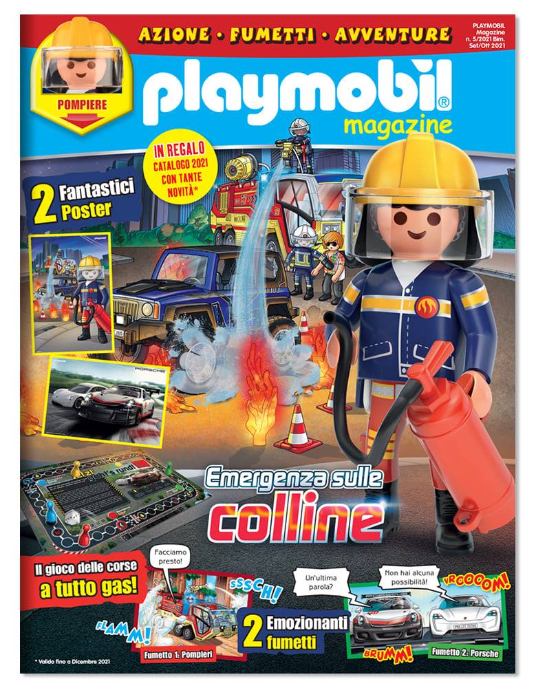 Magazine Playmobil Magazine n. 5 del 2021  + Pompiere Limited Edition - Image 3